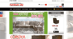 Desktop Screenshot of furniturecityelpaso.com